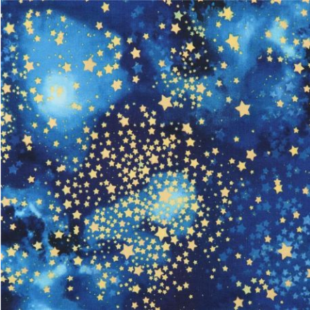 Couverture lestée étoilée et fleurie